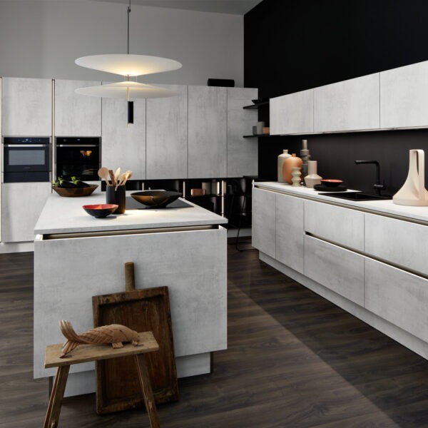 nolte Küchen, Stone - Beton Weiß